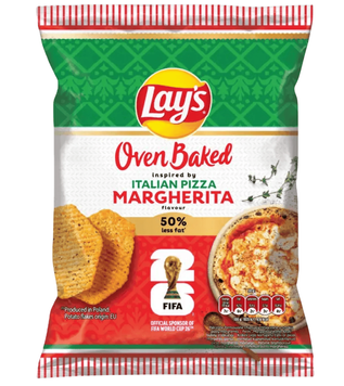 Чипсы Lay's FIFA Oven Baked Italian Pizza Margherita 110г 11682 фото
