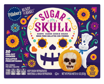 Тесто для печенья Pillsbury Sugar Skull Shape 257г 9437 фото