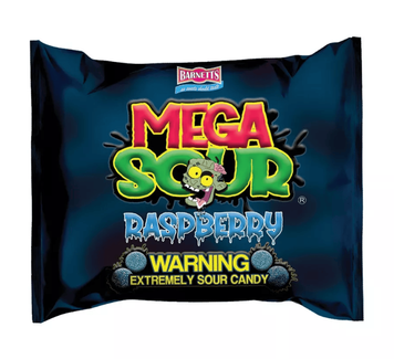 Кислые конфеты Barnetts Sweets Mega Sour Raspberry Candy 104г 11538 фото
