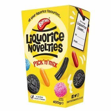 Лакричная пастила Barratt Liquorice Novelties Pick N Mix Box 400g 4235 фото