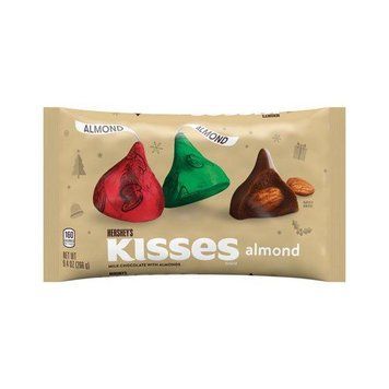 Шоколад KISSES Milk Chocolate with Almonds 212g 1504 фото