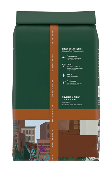 Мелена кава Starbucks Medium Roast Coffee Pike Place Roast 340г 7949 фото