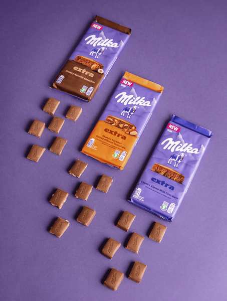 Шоколад Milka Extra Caramel Salt Almond 190г 9680 фото