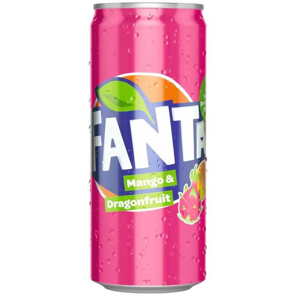 Напій газований Fanta Mango & Dragonfruit 330 ml 4863 фото