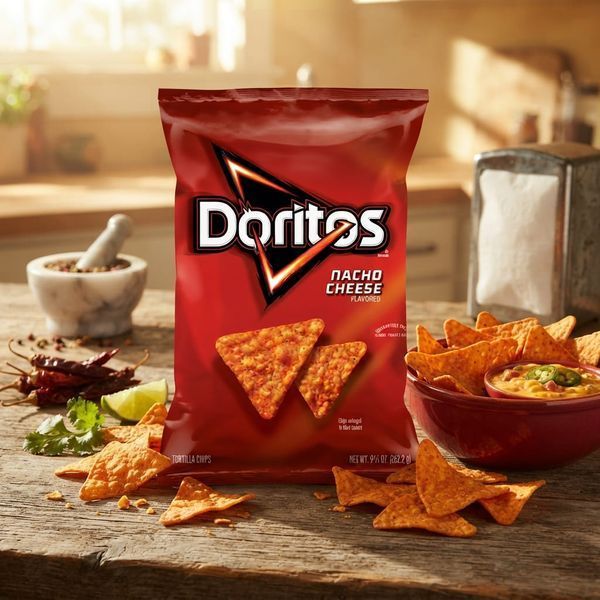 Чипсы Doritos Nacho Cheese Flavored Tortilla Chips 262.2г 11931 фото