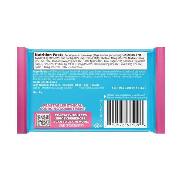 Шоколадна цукерка MrBeast Feastables Caramel Heart 35г 11018 фото
