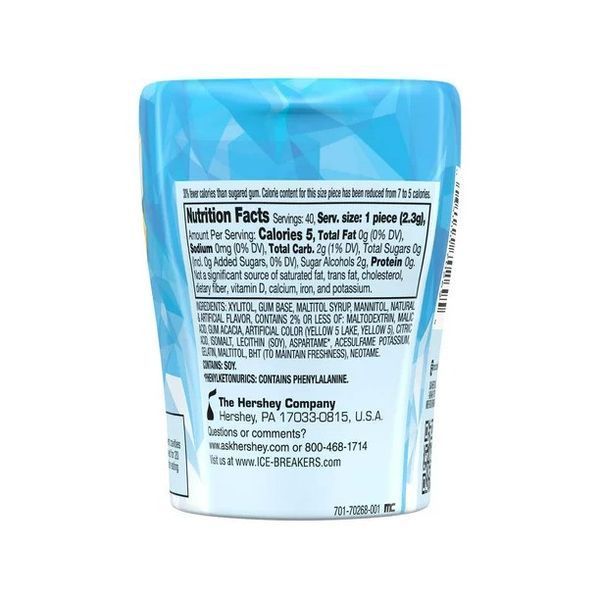 Жвачка Ice Breakers Ice Cubes Pina Colada Sugar Free Chewing Gum 92 g 5073 фото