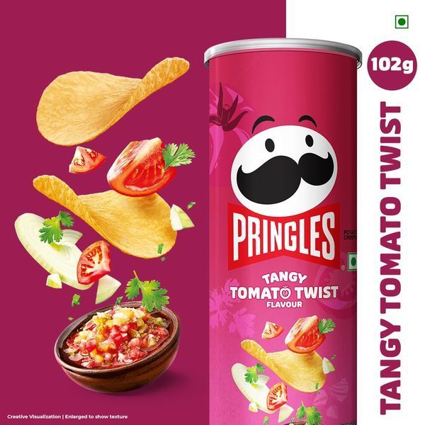 Чипсы Pringles Tangy Tomato Twist 102г 8836 фото