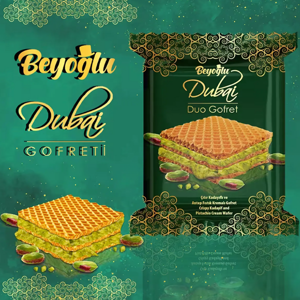 Дубайські вафлі Dubai Duo Gofret Beyoglu 36г 8075 фото