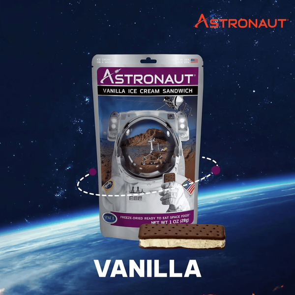 Сублимированное мороженое Astronaut Foods Vanilla Ice Cream Sandwhich 34г 10516 фото