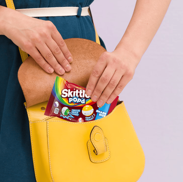 Цукерки Skittles Pop'd Original Freeze Dried Candy 50г 11489 фото
