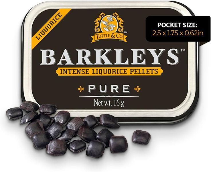 Драже Barkleys Intense Liquorice Pellets Pure 16г 11167 фото