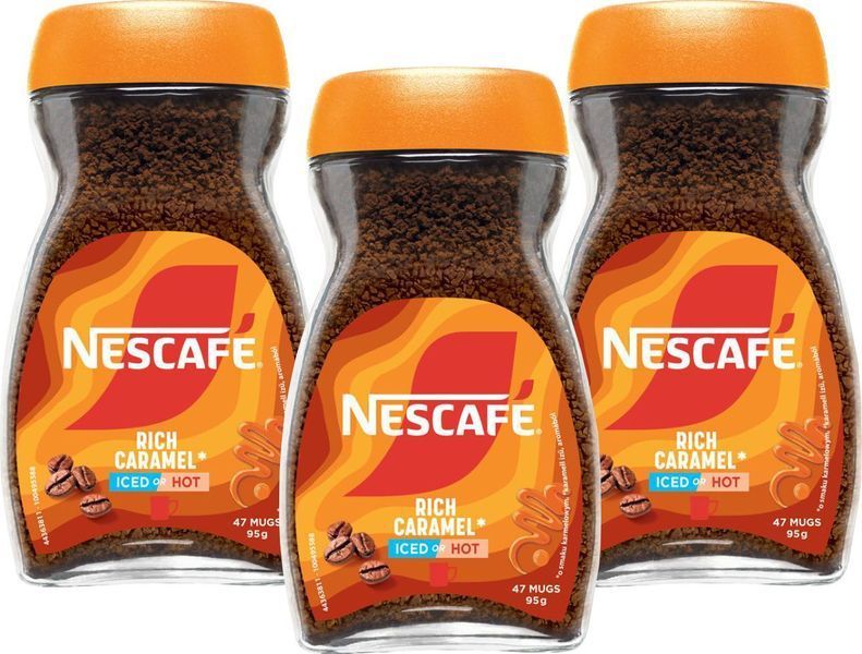 Растворимый кофе Nescafe Rich Caramel 95г 7602 фото