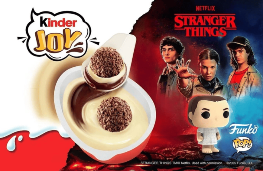 Шоколадные яйца Kinder Joy Funko Netflix Stranger Things 48шт &times; 20г 10223 фото