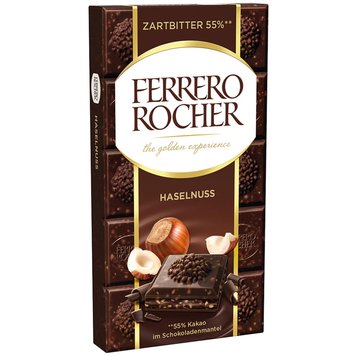 Шоколадка Ferrero Rocher Haselnuss 55% 90g 2148 фото