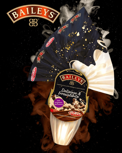 Шоколадное яйцо Baileys Delizioso Irresistibile Milk Chocolate Egg 220г 10817 фото