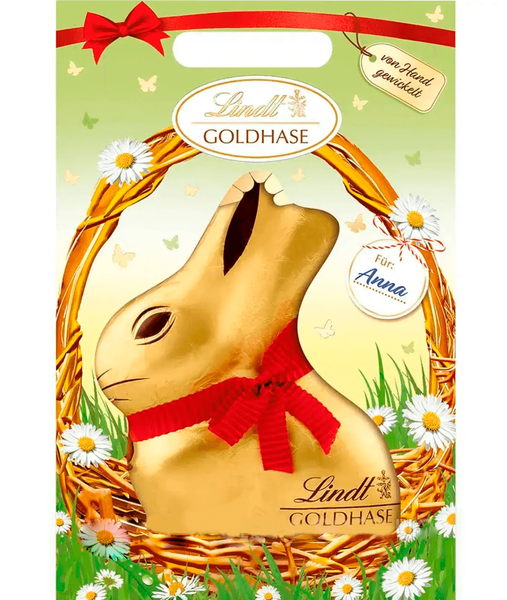 Пасхальный кролик Lindt Goldhase Milk Chocolate Easter Bunny XXL шоколадный 1 кг. 6520 фото