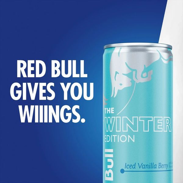 Енергетик Red Bull Winter Iced Vanilla Berry Edition 250 мл 7424 фото