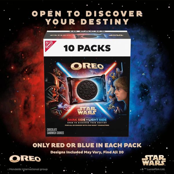 Печенье OREO STAR WARS Cookies Special Edition 10 упаковок 290г 7114 фото