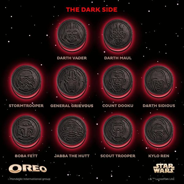 Печенье OREO STAR WARS Cookies Special Edition 10 упаковок 290г 7114 фото