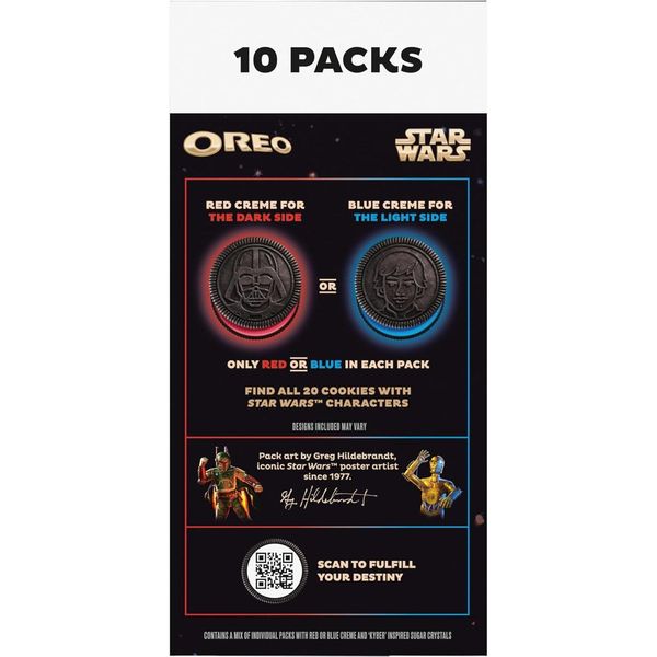 Печиво OREO STAR WARS Cookies Special Edition 10 упаковок 290г 7114 фото