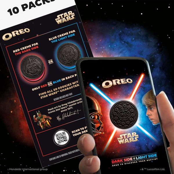 Печенье OREO STAR WARS Cookies Special Edition 10 упаковок 290г 7114 фото