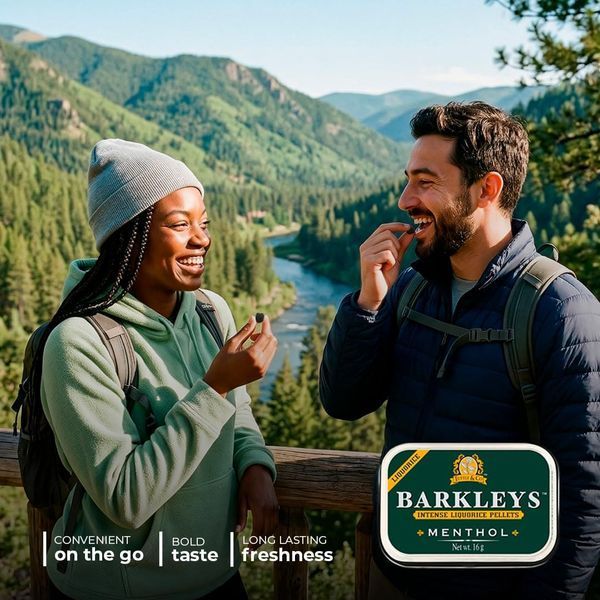 Драже Barkleys Intense Liquorice Pellets Menthol 16г 11168 фото