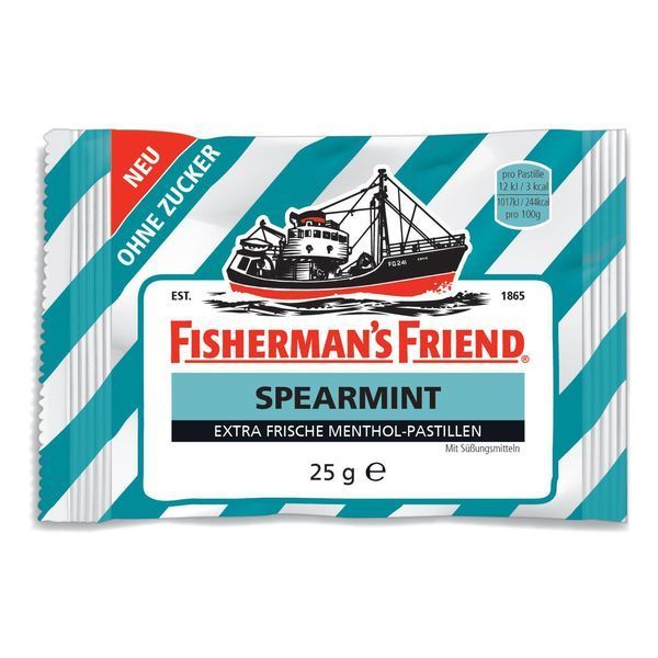Набір льодяників Fisherman's Friend Spearmint без цукру 3x25g 2896 фото