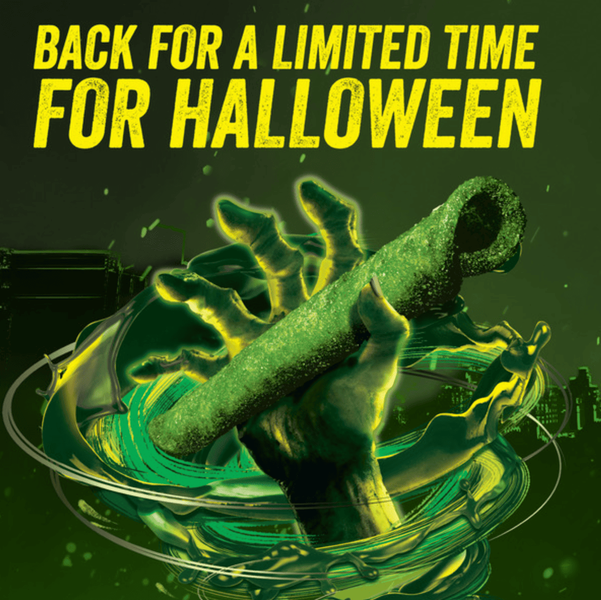Острые кукурузные чипсы Takis Zombie Rolled Tortilla Chips 92.1г 11832 фото