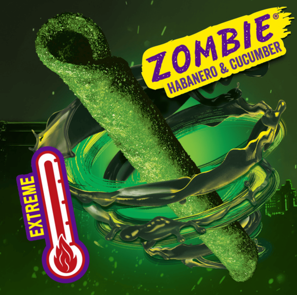 Острые кукурузные чипсы Takis Zombie Rolled Tortilla Chips 92.1г 11832 фото