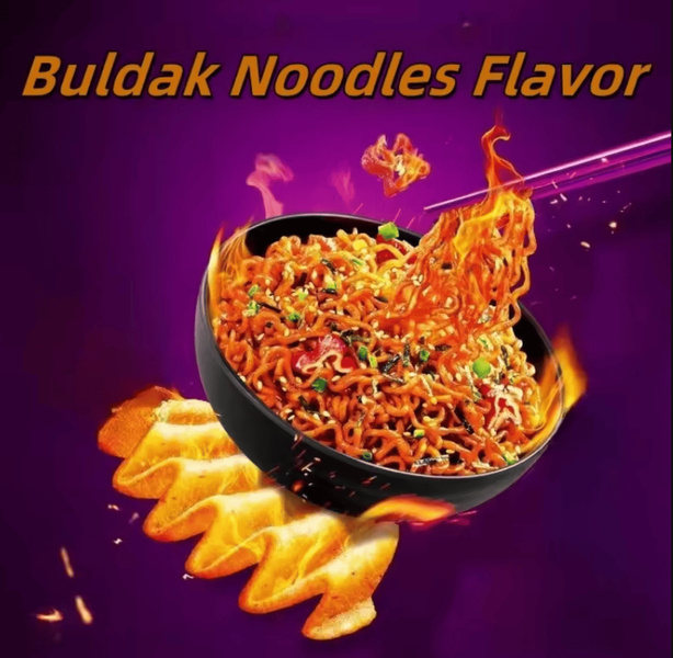 Чіпси Lay's Maxx Ridged Spicy Chicken Noodle Buldak-Nudeln 70г 9585 фото