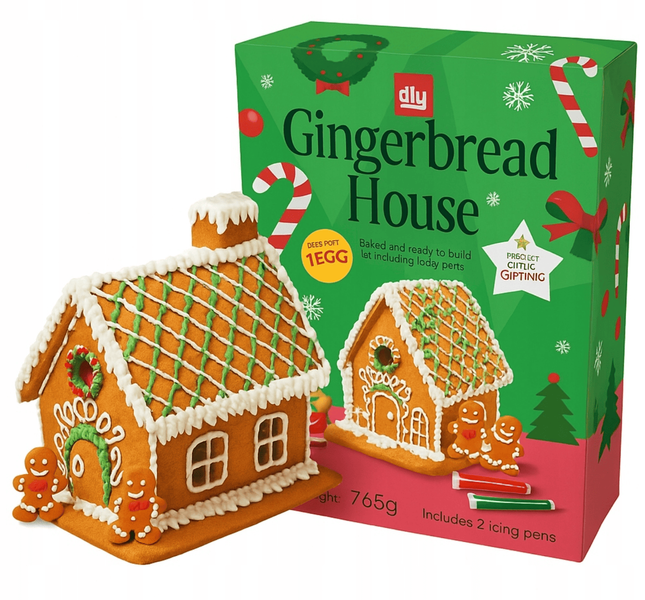 Пряничный домик DIY Gingerbread House Decorating Kit 765г 9874 фото