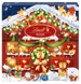 Адвент календарь с шоколадом Lindt Teddy Advent Calendar 124 г 7703  фото 1