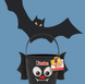Корзинка со сладостями Kinder Happy Snack Halloween Bat 218г 9488 фото 3