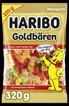 Желейки Haribo Goldbaren 320g 5212 фото