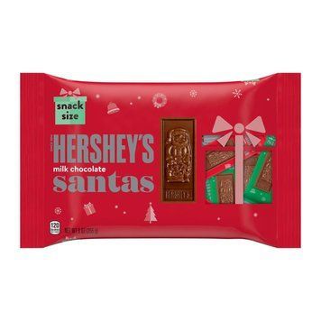 Конфеты Hershey`s milk chocolate Santas 255g 2631 фото