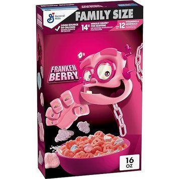Сухий сніданок Franken Berry Cereal with Monster Marshmallows Limited Edition 453.59g 5636 фото