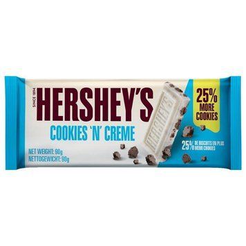 Шоколад Hershey's Cookies 'N' Cream White, 90 г 6280 фото