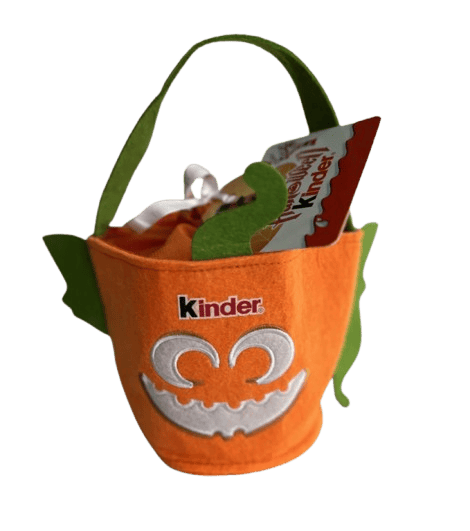 Кошик зі солодощами Kinder Happy Snack Halloween Pumpkin 218г 9489 фото