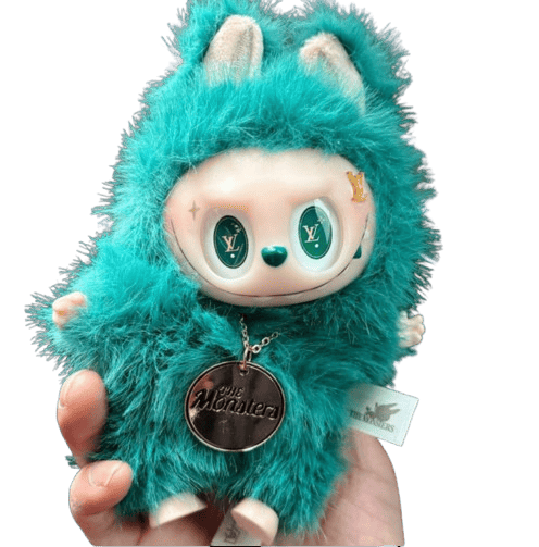Мягкая игрушка-брелок Лабубу Pop Mart The Monsters Limited Edition Labubu Louis Vuitton 17см 8888 фото