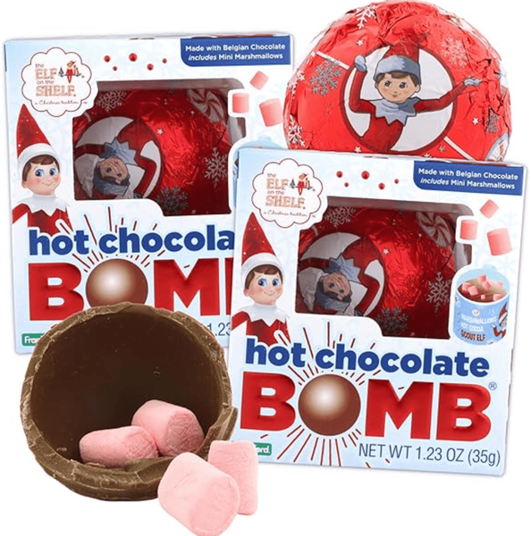 Шоколадна бомбочка Frankford Elf on the Shelf Hot Chocolate Bomb 35г 9728 фото