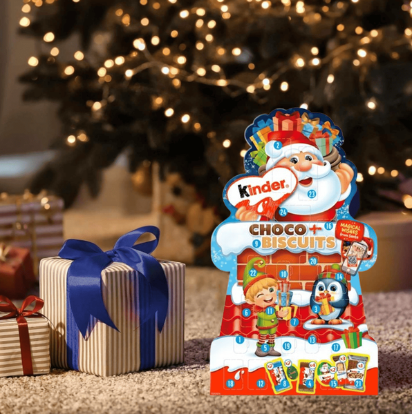 Адвент-календар Kinder Mix Advent Calendar Дід Мороз із солодощами 198г 1441 фото