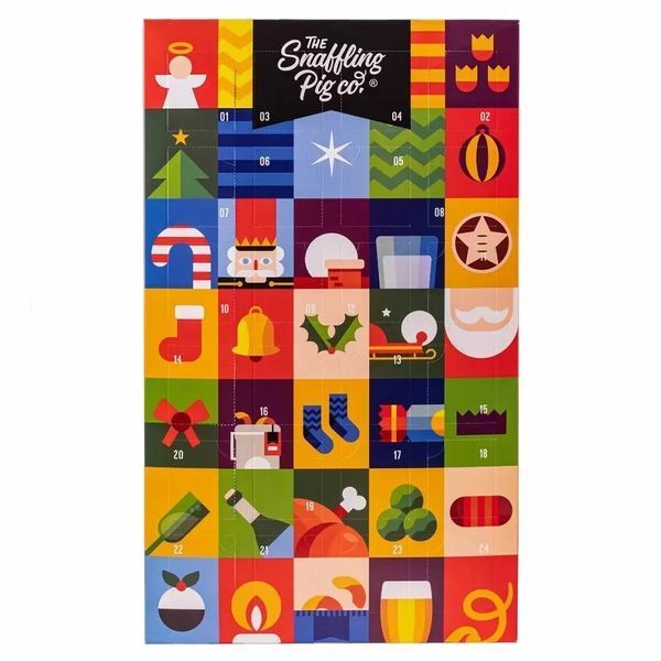 Мясной Адвент-Календарь Snaffling Pig Pork Crackling Advent Calendar 120g 4077 фото