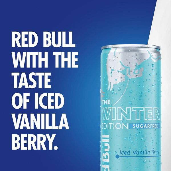 Енергетик Red Bull Winter Edition Sugarfree Vanilla Berry 250мл 7425 фото