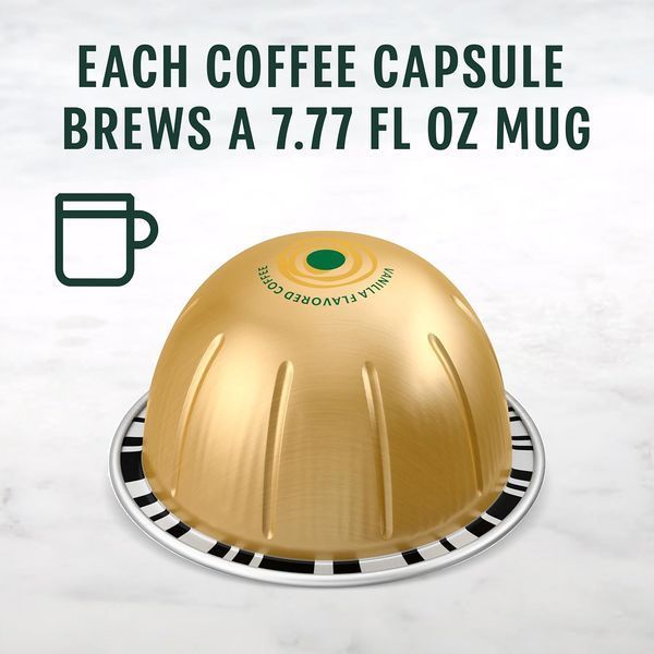 Кофе в капсулах Starbucks By Nespresso Vertuo Line Creamy Vanilla 8шт, 100г 8523 фото