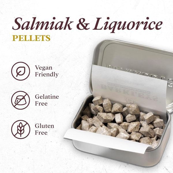 Драже Barkleys Intense Liquorice Pellets Salmiak 20г 11169 фото