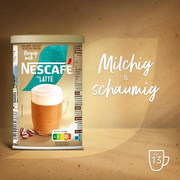 Растворимый кофе Nescafe Typ Latte 230г 8720 фото