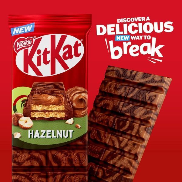 Шоколад KitKat Hazelnut Chocolate Sharing Bar 99г 8131 фото