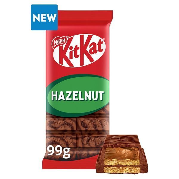 Шоколад KitKat Hazelnut Chocolate Sharing Bar 99г 8131 фото