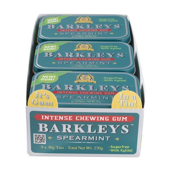 Жувальна гумка Barkleys Sugar Free Gum Spearmint 30г 8181 фото
